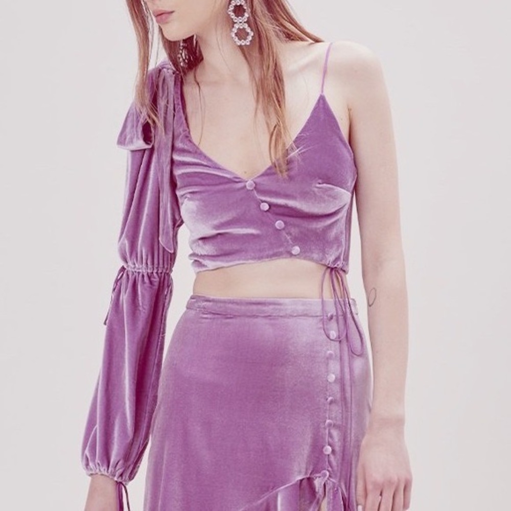 For Love and Lemons Viva Crop Top Size: